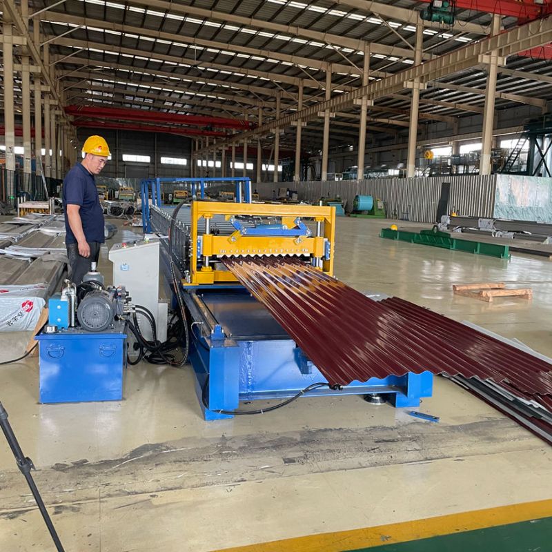 آلات تشكيل الصفائح المعدنية المموجة وتشكيلها بالدرفلة