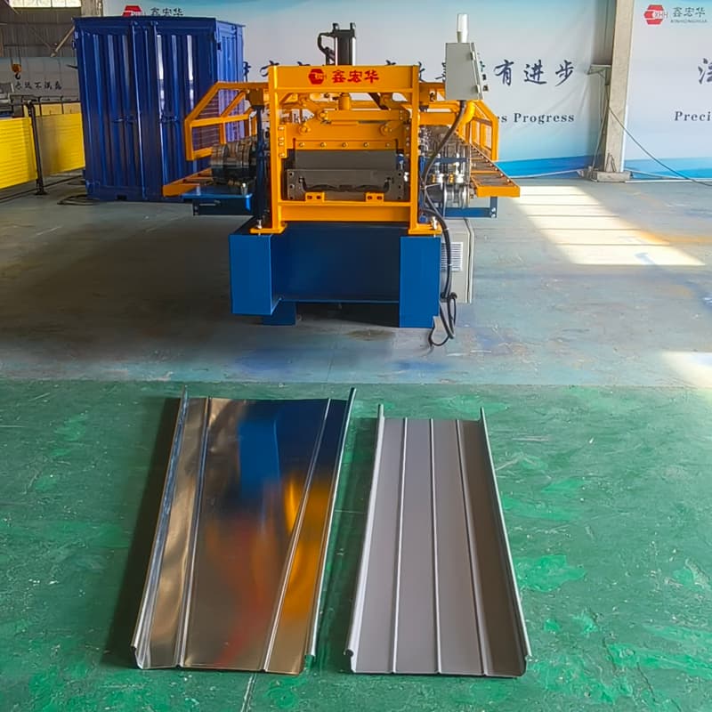 Seamless Metal Roof Purlin Standing Seam Metal Roof Seamer Roll Machine