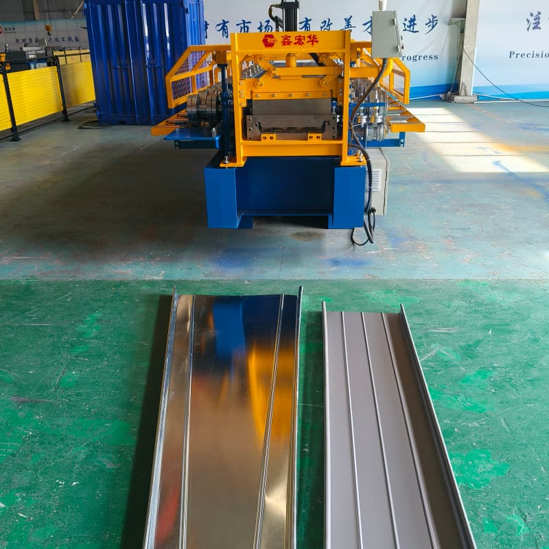 Seamless Roof Purlin Metal Standing Seam Steel Roofing Roll Forming Machine