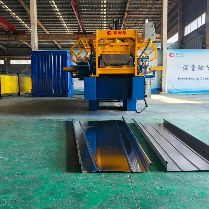Standing Steel Roof Standing Purlin Seam Machine Portable Roll Forming Machine
