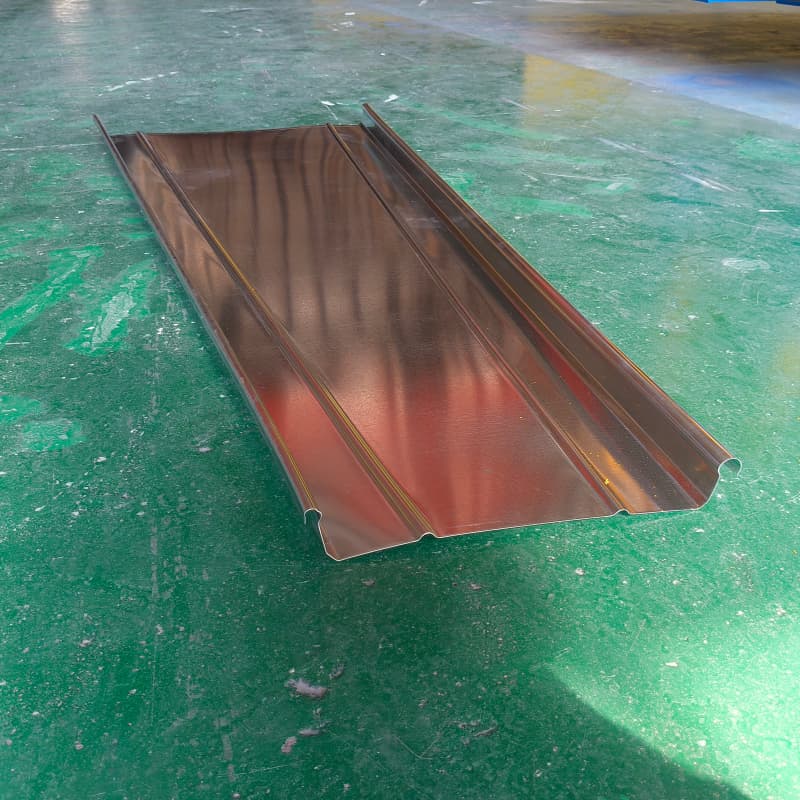 Purlin Seamed Metal Roof Standing Seam Metal Roll Forming Production Machine