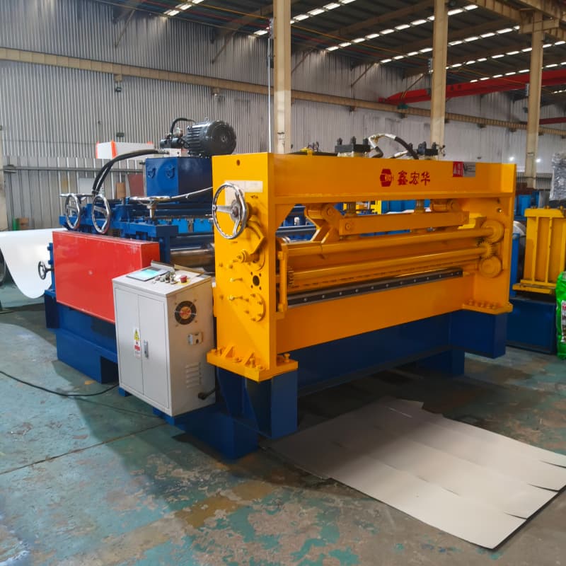 Decoration Raw Material Galvanized Sheet Leveling Slitting Equipment Purlin Machine