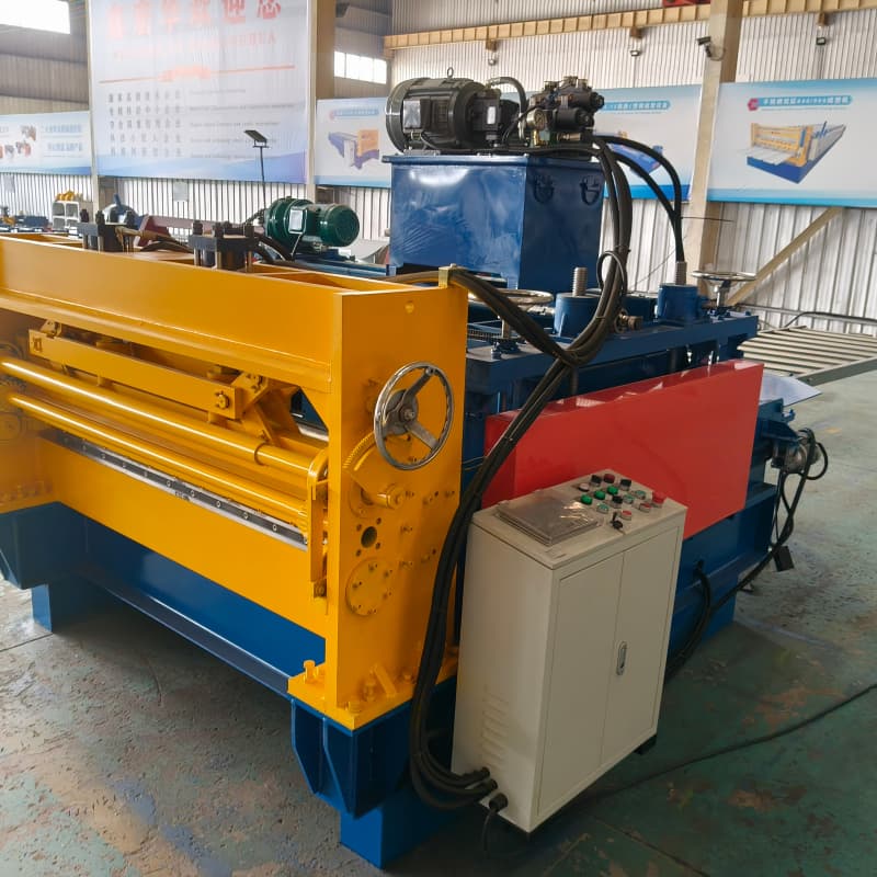 Short Production Lead Purlin Time Fast Delivery Coil Flatten Slitting Shear Machine