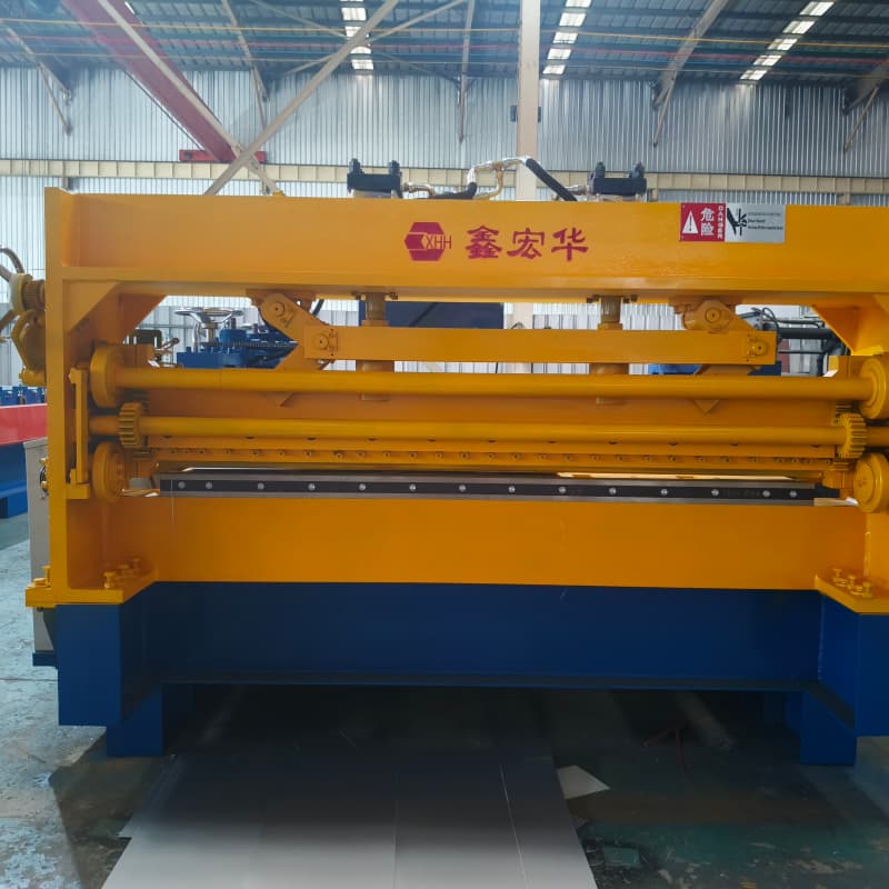 Purlin Residential Decoration Raw Material Galvanized Sheet Leveling Slitting Equipment Machine