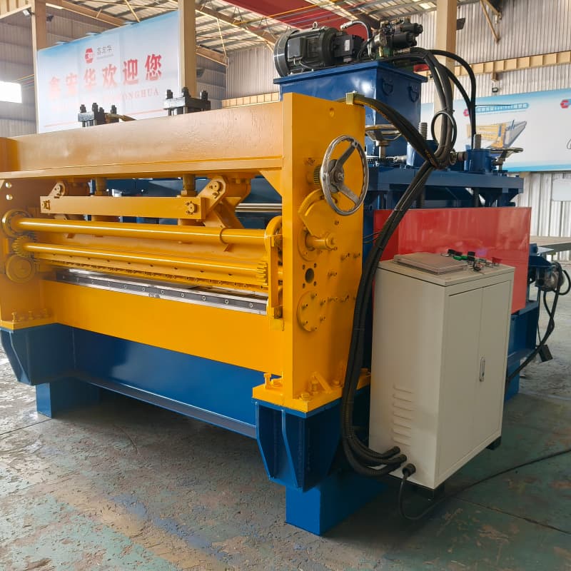 Short Production Lead Purlin Time Fast Delivery Coil Flatten Slitting Shear Machine
