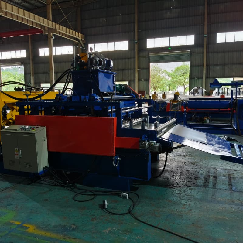 Short Purlin Production Lead Time Fast Delivery Coil Flatten Slitting cutting Shear Machine
