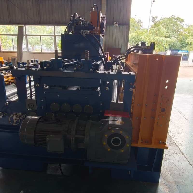 Purlin Rotary Circular Knife Slitting Leveling Equipment Machine