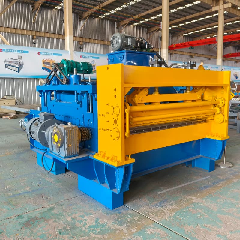 Short Production Lead Purlin Time Fast Delivery Coil Flatten Slitting Shear Machine