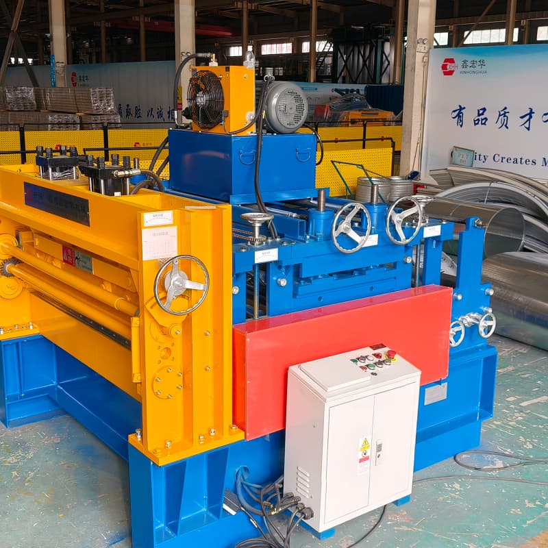 12-25mm Heavy Thick Steel Plate Flatten Slitter Line Cut to Length machine