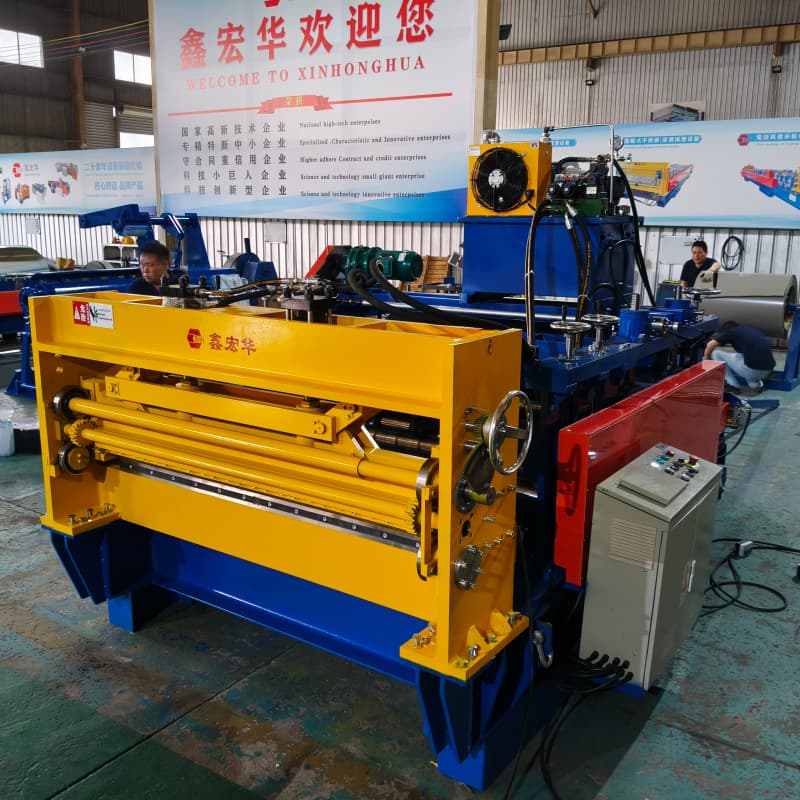 Solar Bracket Manufacturing Plant Purlin Aluminum Coil Slitting Leveling Processing Equipment Machine