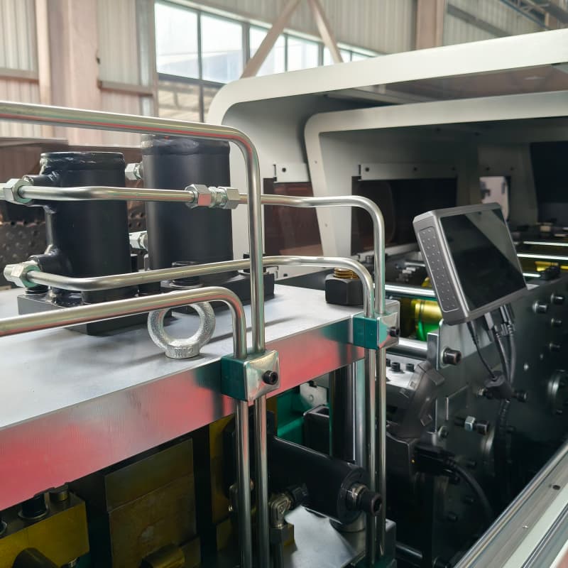 Floor Space Saving Compact Purlin Forming Machine Design Roll Forming Machine
