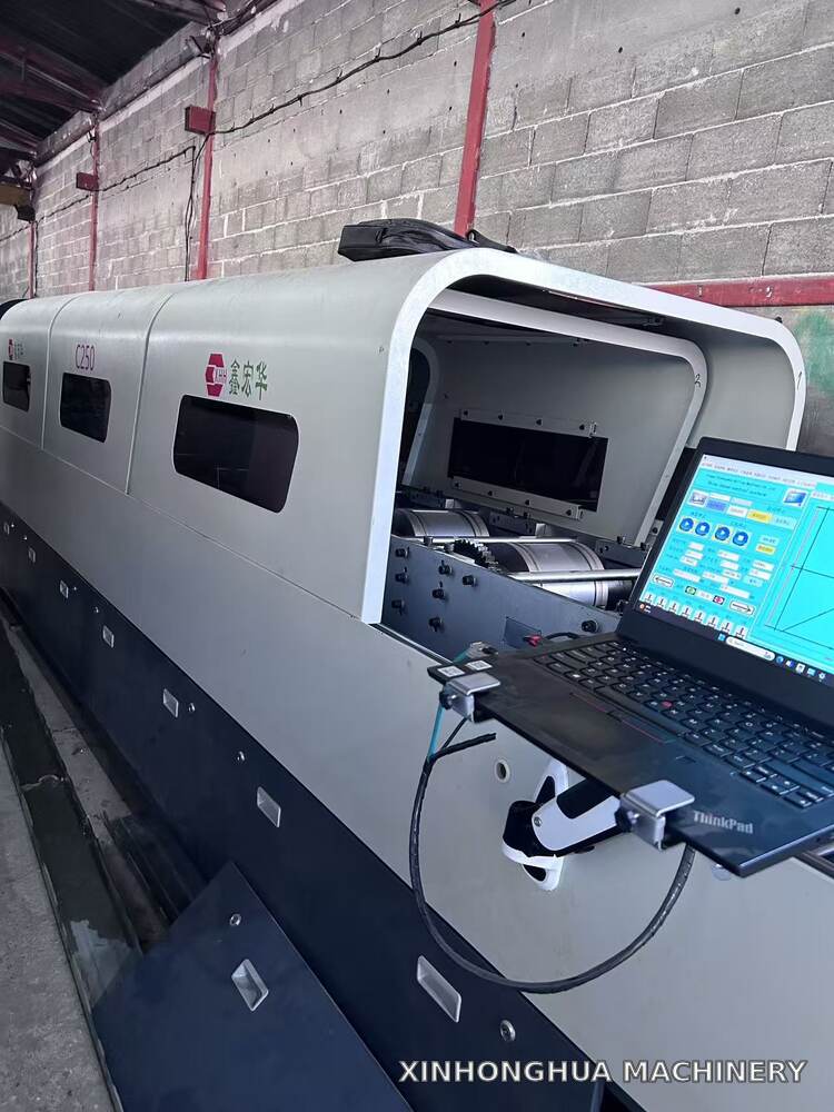 Xinhonghua light gauge steel framing machine at a customer facility in Bulgaria